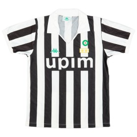 Jalkapallo Peliasut Juventus 1991-92 Retro Koti Pelipaita Lyhythihainen